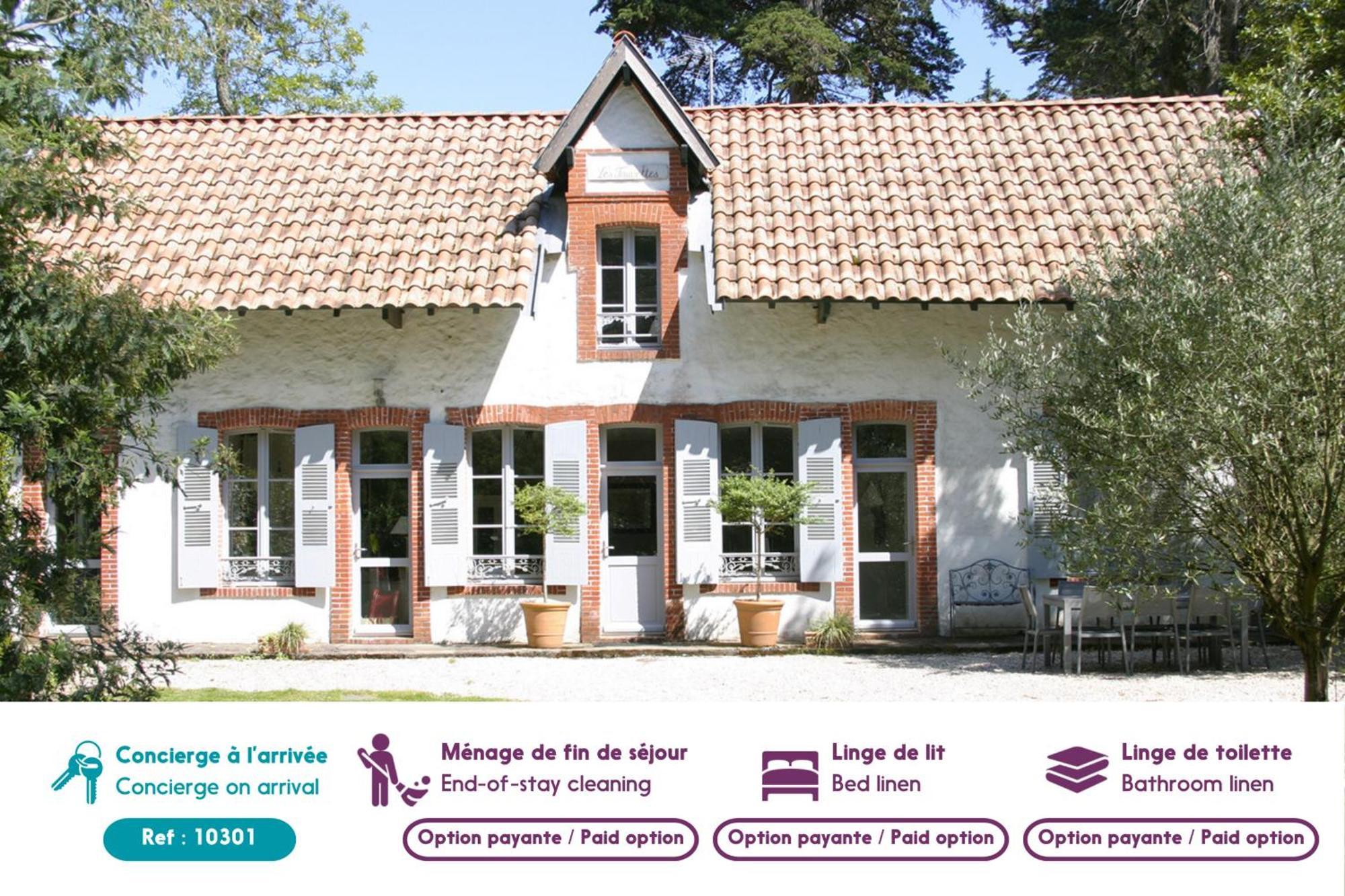 נוארמוטייה-אן-ליל Villa Traditionnelle Pour 8 - 550M De La Plage מראה חיצוני תמונה